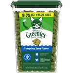 Greenies Cat Treats Adult Natural Dental Tuna Flavor 9.75 Oz Tub Best BY.02/2026. Fixed Price $15.53.
