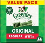 Greenies Canine 10123660 Dental Dog Treats Regular, Original Flavor, Oz Ct. Fixed Price $27.50.