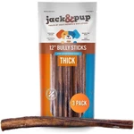 12 Inch Bully Sticks For Dogs (3 Pack) Extra Thick Chews Long Lasting, Od.... Fixed Price $43.73.