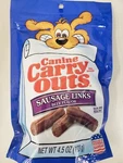Canine Carry Outs Dog Treats Sausage Links Beef Flavor 4.5 Oz. Fixed Price $10.99.