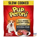 Pup-peroni Filet Mignon, Beef & Bacon Flavor Chewy Dog Treats 22.5OZ. Fixed Price $17.49.