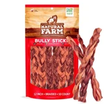 Odor Free Braided Bully Sticks (12 Inch Pack) 100% Grass Fed Beef Grain. Fixed Price $156.64.