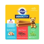Pedigree Dentastix Small And Toy Breed Dog Treats, Original, Beef & Fresh Flavor. Fixed Price $47.09.