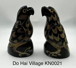 Pair Of Loving Birds Handmade Form Nature Buffalo Horn. Fixed Price $28.99.