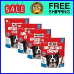 Milk Bone Brushing Chews Daily Dental Dog Treats, SMALL/MEDIUM,27.5 Oz BAG,4PACK. Fixed Price $52.94.