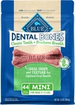 Dental Bones Mini Natural Chew Dog Treats Bag, 12OZ.. Fixed Price $21.99.