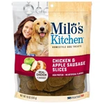 Milo's Kitchen Chicken & Apple Sausage Slices Dog Treats, 18 Ounce. Fixed Price $18.85.
