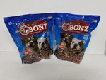 2X Purina T-bonz Filet Mignon Flavor Steak Shaped Treats For Dogs 45 Oz. Pouch. Fixed Price $23.95.