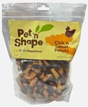 Pet Shape Chicken Sweet Potato Dog Treats 42 Oz Natural Jerky Usa Made. Fixed Price $24.99.