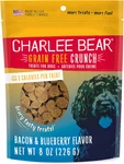 Crunch Grain Free Dog Treats, Bacon And Blueberry, 8 Ounce Resealable Bag, Low. Fixed Price $19.99.