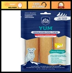 Himalayan Yak Cheese Dog Chews - Lactose & Grain Free, Medium Density, 3 Treats. Fixed Price $17.99.