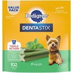 Pedigree Dentastix Small Toy Breed Dog Treats Fresh Flavor 1.54 Lb Dental Care. Fixed Price $23.79.