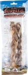 Pure Buffalo Bully Sticks Adult Dog Treats 2-PACK 9" Braided. Fixed Price $15.00.