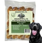 Exquisite Pets 10-PACK Of Roasted Pig Chews For Dogs Made In Brazil. Fixed Price $17.97.