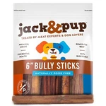 Jack&pup 6-INCH Bully Sticks For Medium Dogs (25 Pack) All Natural Beef Pizzl.... Fixed Price $81.96.