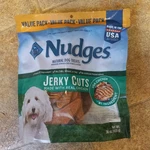 Blue Buffalo Nudges W/chicken Jerky Cuts Natural Dog Treats 36OZ Bb 4-7-2027. Fixed Price $18.00.
