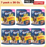 7 Pack Purina Busy Bone With Beggin Twist'd Bacon Dog Chew Treats Total 252 Oz. Fixed Price $75.95.