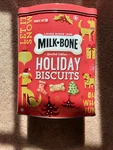 Milk Bone Dog Biscuits Limited Edition Holiday Tin. Fixed Price $8.00.