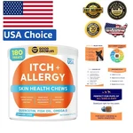 Vet-approved Allergy Chews For Dogs 180CT Soft Treats, No Fillers, Just Flavor. Fixed Price $57.59.