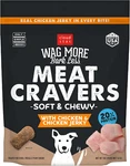 Wag More Bark Less Meat Cravers Soft Chews Dog Treats, Chicken 5 Oz. Bag. Fixed Price $19.78.