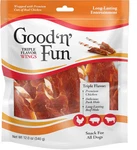 Good Fun Triple Flavor Wings Chews For All Dogs, 12 Ounces, Treat Your. Fixed Price $14.68.