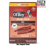 Ol'roy Jerky Stick Dog Treats With Real Beef Chews, 25 Oz Box (2 Pack). Fixed Price $10.37.