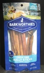 Barkworthies Odor Free Bully Sticks 6" Natural Long Lasting Easy Digestible 5PK. Fixed Price $12.90.