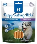 Dog, N-bone Puppy Teething Sticks Pumpkin Flavor (3.74 Oz). Fixed Price $16.48.