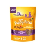 Wellness Soft Puppy Bites Dog Training Treats, Natural, 8 Oz, Lamb & Salmon. Fixed Price $16.04.