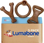 Real Bacon 3-PACK Dog Toys For Aggressive Chewers,wishbone, Dental Chew, Ring. Fixed Price $36.49.