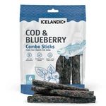 Icelandic+: Combo Sticks - Cod & Blueberry 2OZ, Dog Treats, Natural. Fixed Price $21.99.