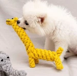 1PC Handwoven Rope Knot Dog Toy Bite Resistant Cotton Chew Pet - New. Fixed Price $13.99.