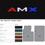 Acc 1969-1970 American Motors Amx Red White & Blue Logo 2PC Cutpile Floor Mats. Fixed Price $157.99.