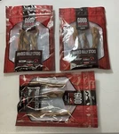 3 Pkgs Good Lovin' Braided Bully Stick Dog Chews- 9 Total -moderate Chewers-new. Fixed Price $27.95.