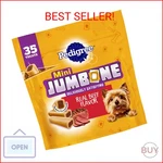 Pedigree Mini Jumbone Small Dog Treats, Like Shell With Beef Flavor, 35. Fixed Price $13.56.