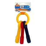 Nylabone Puppy Teething Key Ring X-small Bacon Flavored Chew Toy For Dogs. Fixed Price $13.40.