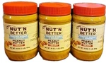 3 Nut'n Better Peanut Butter Reduced Sodium & Sugar 16OZ Jars Free Shipping 9/26. Fixed Price $39.99.