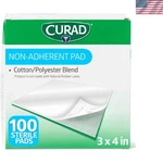 100 Sterile Non-stick Wound Dressing Pads Perfect For Sensitive Skin. Fixed Price $22.99.