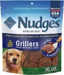 Nudges Grillers Natural Dog Treats, Beef, 16OZ. Fixed Price $17.99.