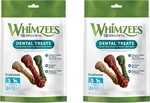 Whimzees Natural Grain Free Dental Dog Treats, Brushzees & Alligator, Small (two. Fixed Price $52.99.