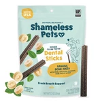 Shameless Pets Banana Bone Doggy Dental Sticks 7.2OZ Hip Joint Support Treats. Fixed Price $16.11.