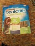 Purina Dentalife Activfresh Oral Care Chews For Large Dogs 40+ Lbs, 30 Ct. Pouch. Fixed Price $22.00.
