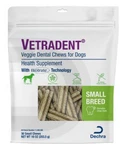 Vetradent Veggie Dental Chews For Small Dogs, 30 Count. Fixed Price $32.85.