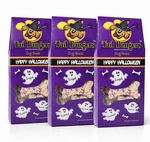 Happy Halloween Dog Treats Baked Biscuits Peanut Butter & Honey 3 Pack. Fixed Price $34.99.