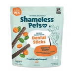 Shameless Pets Dental Sticks Dog Treats Carrate Chomp 28 Oz. Fixed Price $22.99.