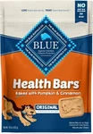 Blue Buffalo Health Bars Pumpkin Cinnamon Crunchy Dog Treats 16 Oz Bag. Fixed Price $7.69.