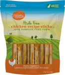 Chicken Recipe Chew - Rawhide Free Dog Treats Made From Usa Raised. Fixed Price $36.95.