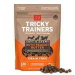 Tricky Trainers Bite Sized Soft Chewy Dog Treats Grain Free Peanut Butter 12OZ. Fixed Price $23.79.
