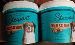2-100% Wild Salmon Dog Treats, Large 9.5 Oz Tubs, Freeze Dried-closout Sale. Fixed Price $42.00.