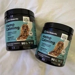 (bundle X2) Pet Honesty Hemp Calming Chews For Dogs Chicken Fl- 90 Ct EX2027. Fixed Price $24.00.
